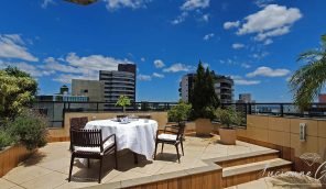 Vista Mesa Céu Jardins